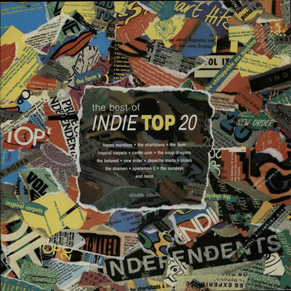 Various-Indie The Best Of Indie Top 20 UK 2-LP vinyl record set (Double LP Album) BOTT001