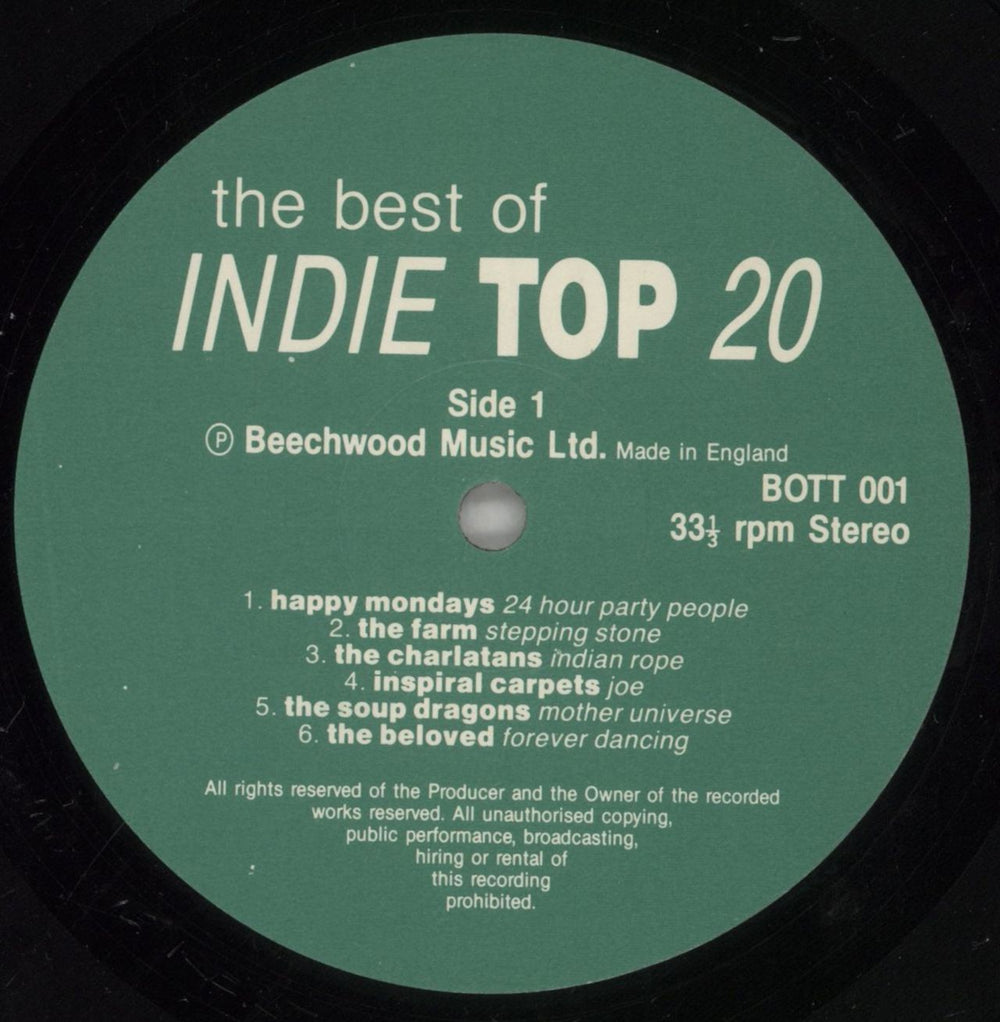 Various-Indie The Best Of Indie Top 20 UK 2-LP vinyl record set (Double LP Album) I-V2LTH575371