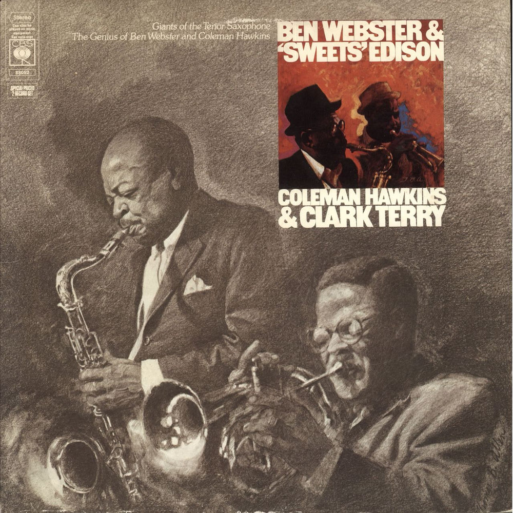 Various-Jazz Giants Of The Tenor Saxophone - The Genius Of UK 2-LP vinyl record set (Double LP Album) CBS88052