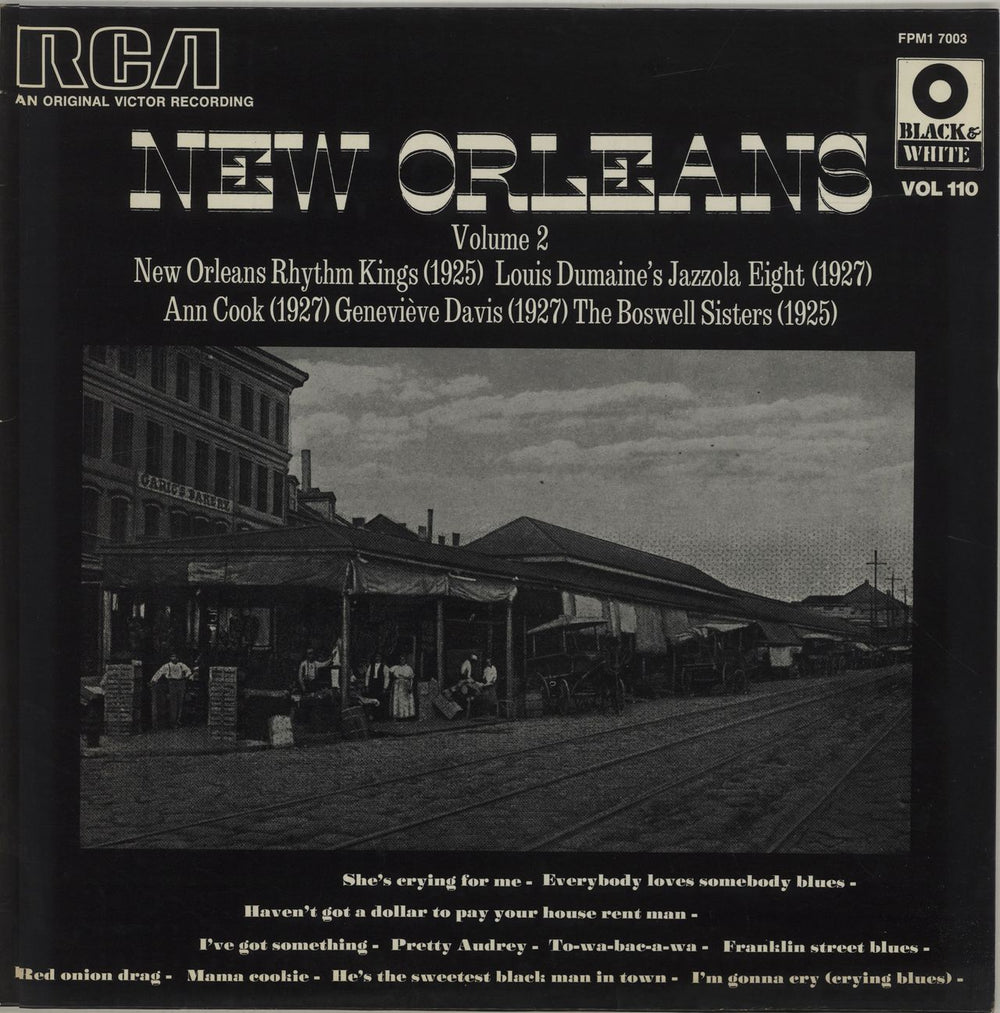 Various-Jazz New Orleans Volume 2 French vinyl LP album (LP record) FPMI7003