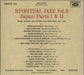Various-Jazz Spiritual Jazz 8 (Japan: Parts I & II) (Esoteric, Modal And Progressive Jazz From Japan 1961-1983) UK 2 CD album set (Double CD) 5036468200961