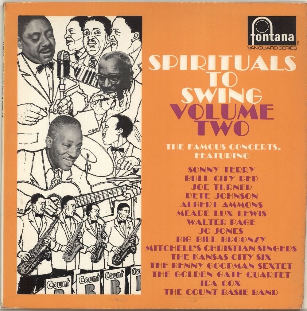 Various-Jazz Spirituals To Swing Volume 2 UK vinyl LP album (LP record) FJL402