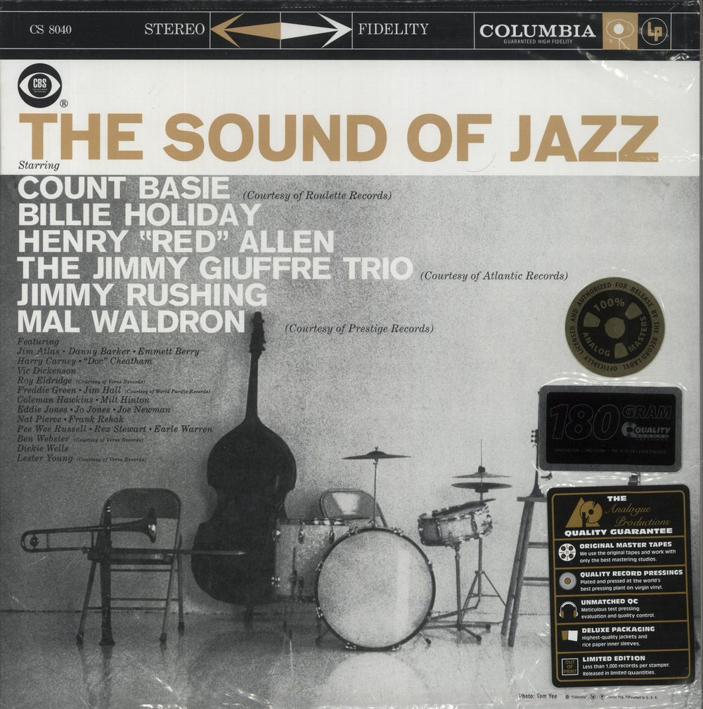 Various-Jazz The Sound Of Jazz - 180gram - Sealed US 2-LP vinyl record set (Double LP Album) APJ111-45