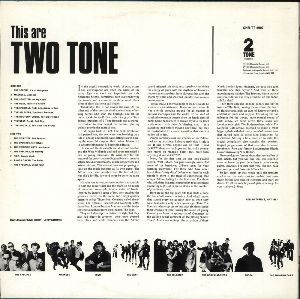 Various-Mod & 2-Tone This Are 2-Tone - Turquoise Sleeve - EX UK vinyl LP album (LP record) MVALPTH708804