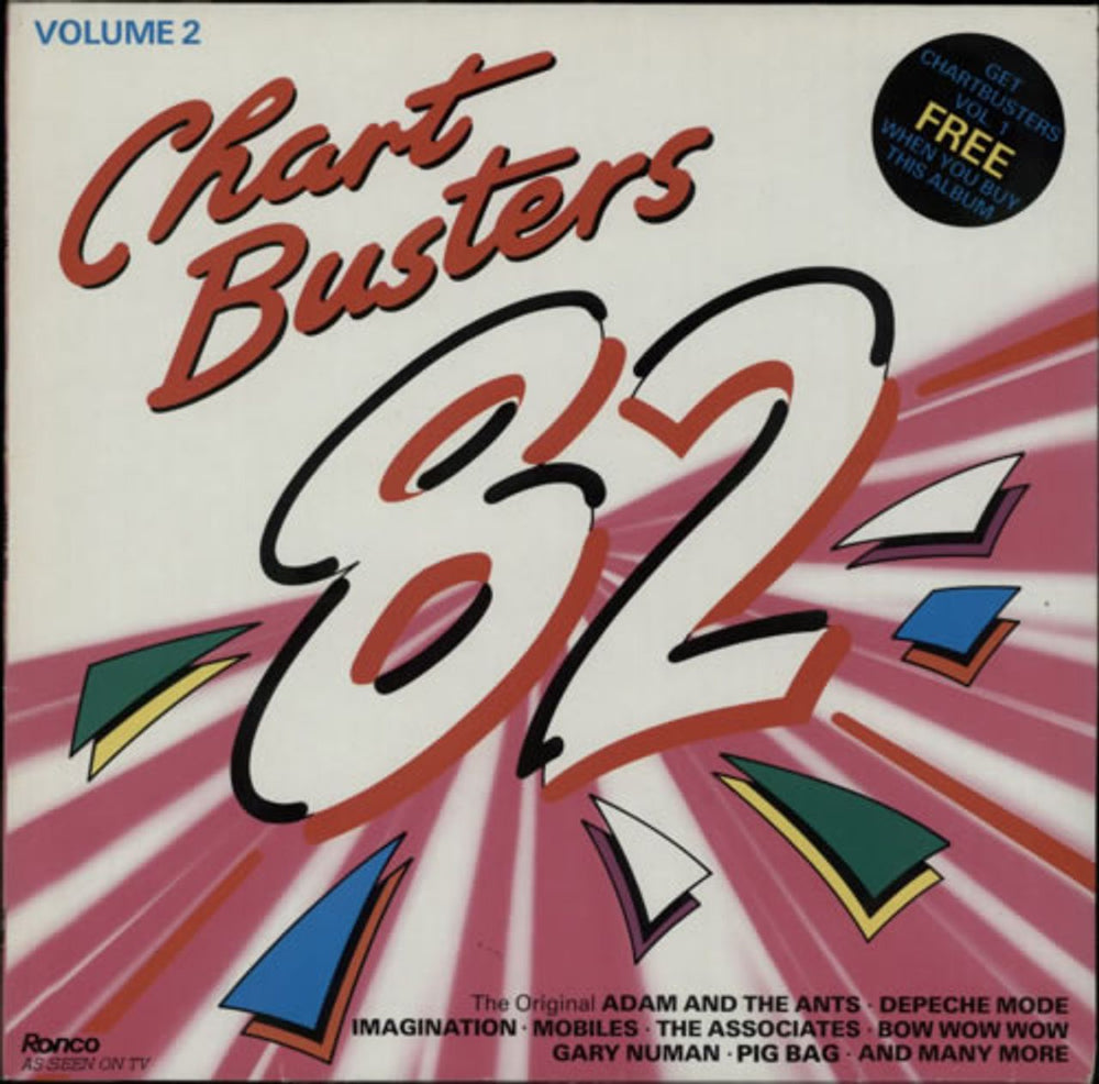 Various-Pop Chart Busters 82 - Volumes 1 & 2 UK 2-LP vinyl record set (Double LP Album) RTL2074A/B