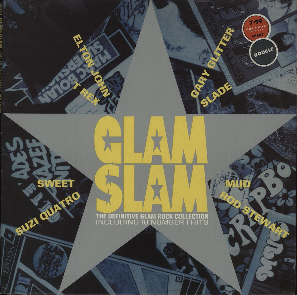 Various-Pop Glam Slam UK 2-LP vinyl record set (Double LP Album) NE1434