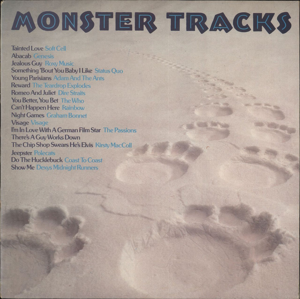 Various-Pop Monster Tracks UK vinyl LP album (LP record) HOPTV2