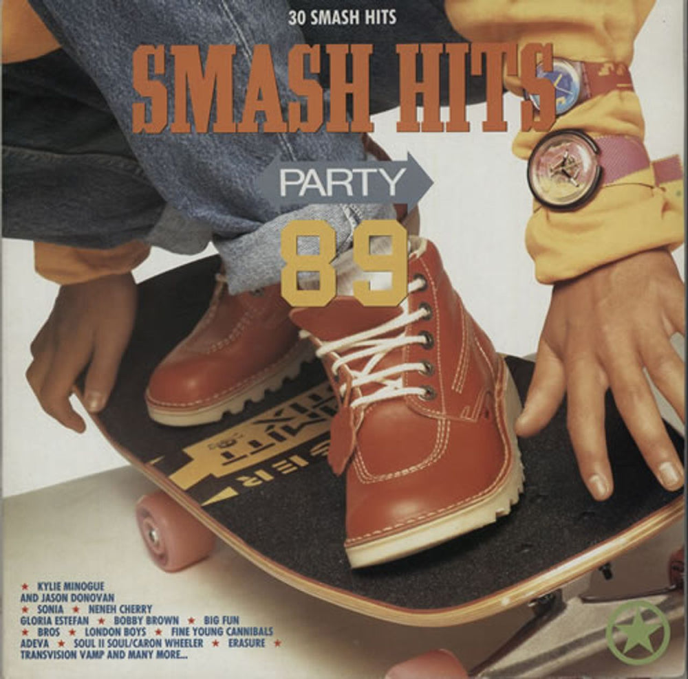 Various-Pop Smash Hits Party 89 UK 2-LP vinyl record set (Double LP Album) ADD8