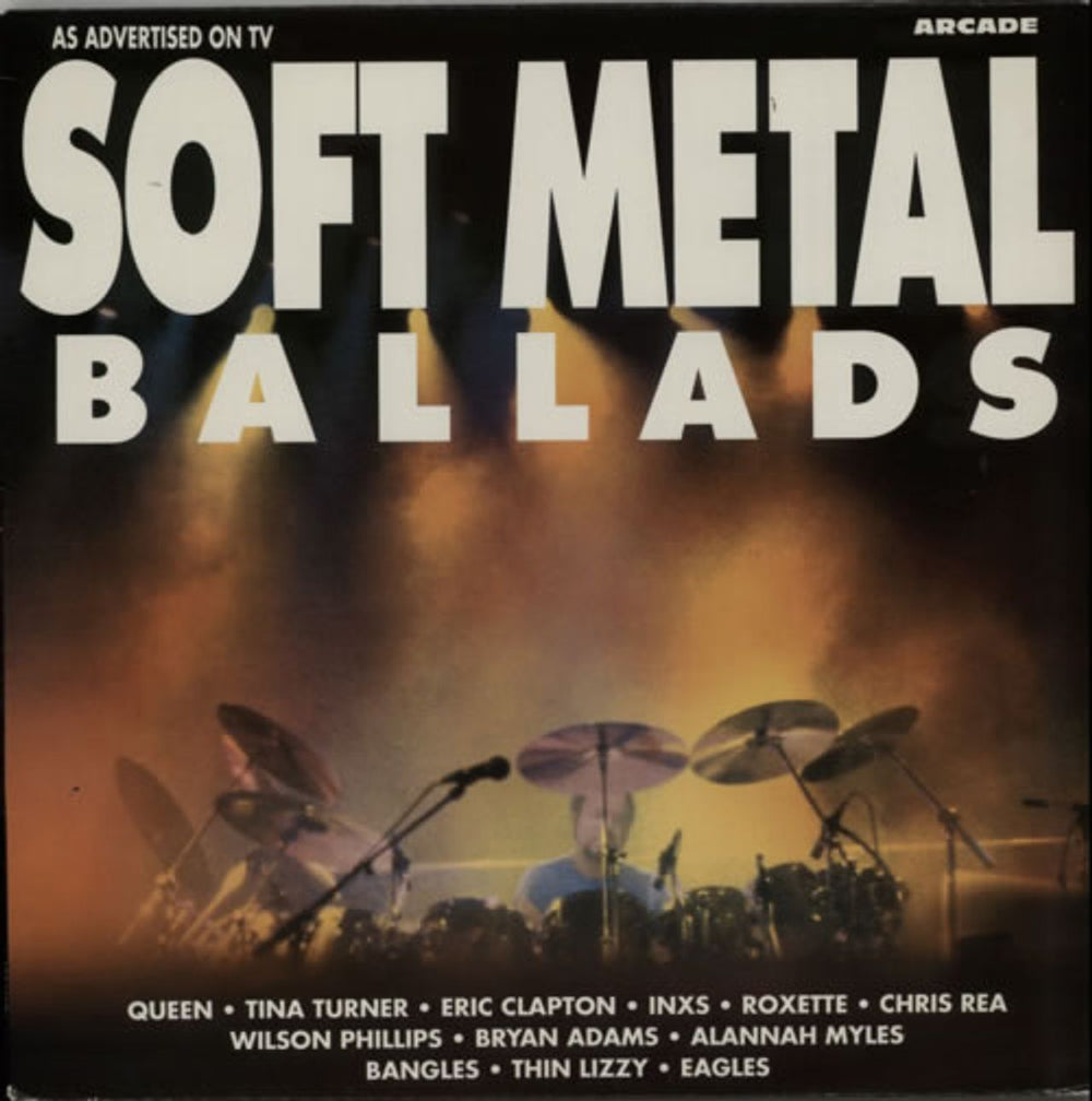 Various-Pop Soft Metal Ballads UK vinyl LP album (LP record) ARC933501