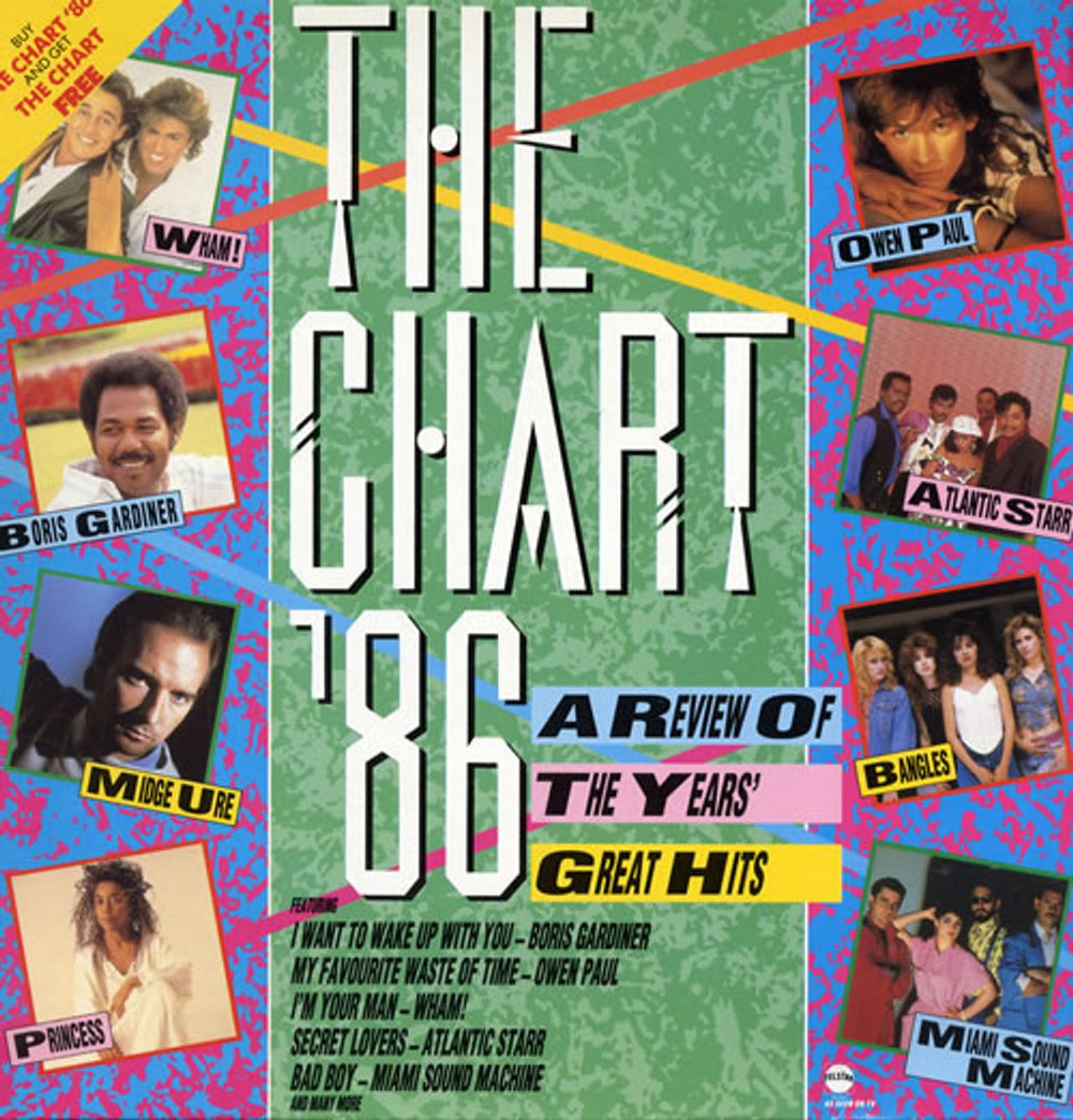 Various-Pop The Chart '86 UK vinyl LP album (LP record) STAR2278B