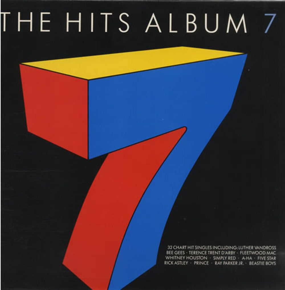 Various-Pop The Hits Album 7 UK 2-LP vinyl record set (Double LP Album) HITS7