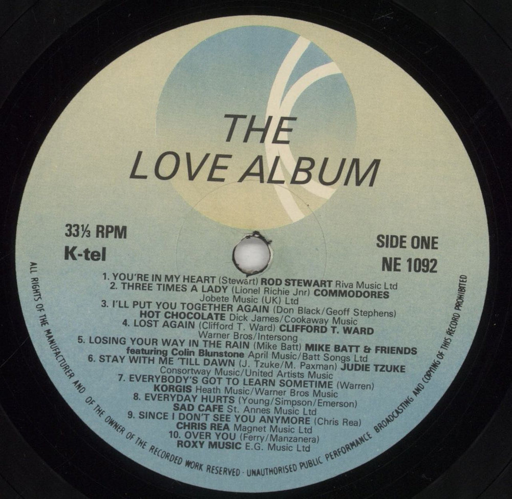 Various-Pop The Love Album UK vinyl LP album (LP record) 7VALPTH571648