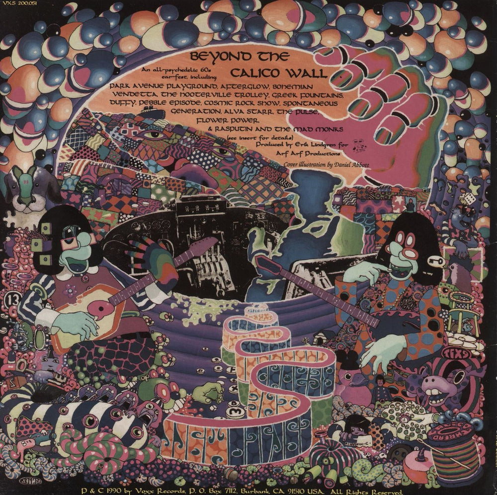 Various-Prog & Psych Beyond The Calico Wall US vinyl LP album (LP record)