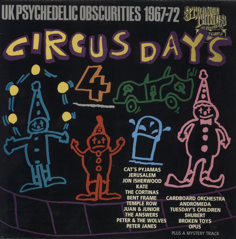 Various-Prog & Psych Circus Days Volume 4 UK vinyl LP album (LP record) CRELP070