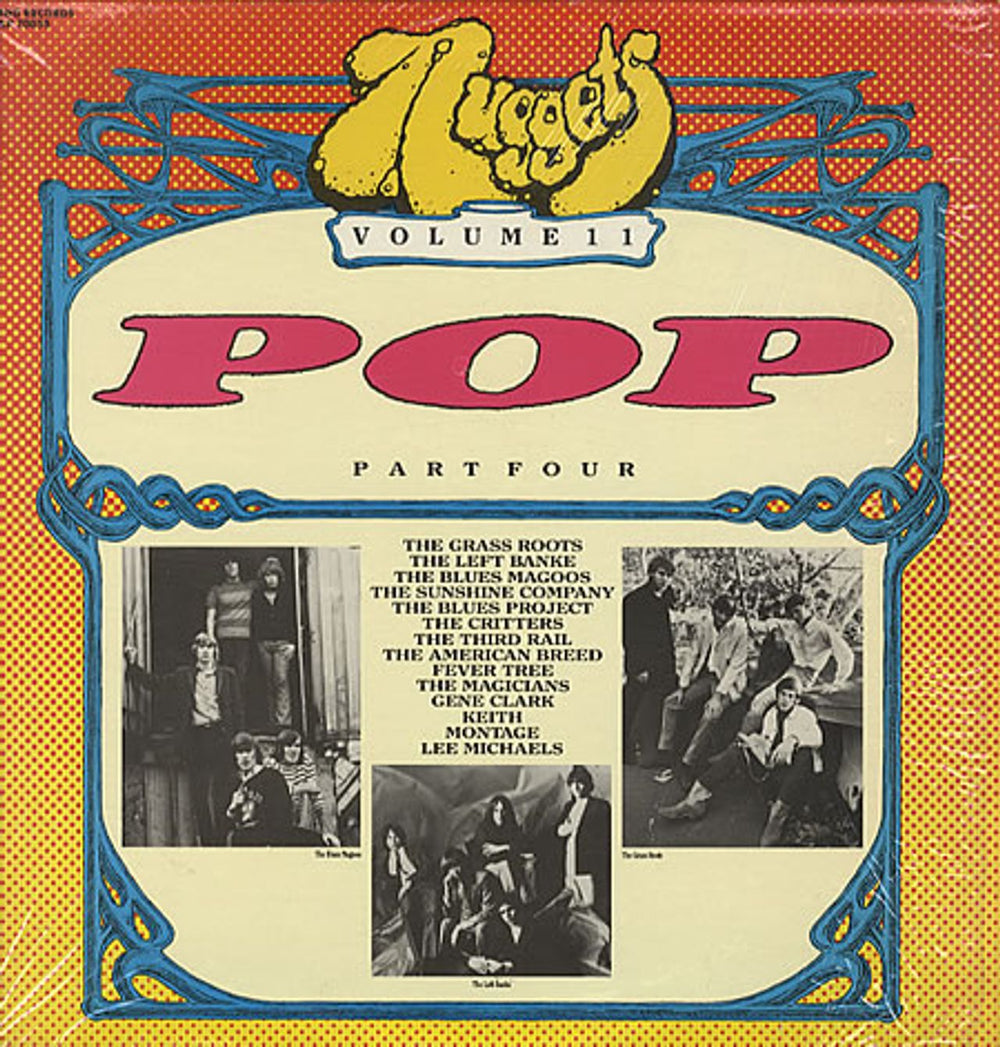 Various-Prog & Psych Nuggets Volume Eleven - Pop Part Four US vinyl LP album (LP record) RNLP70035