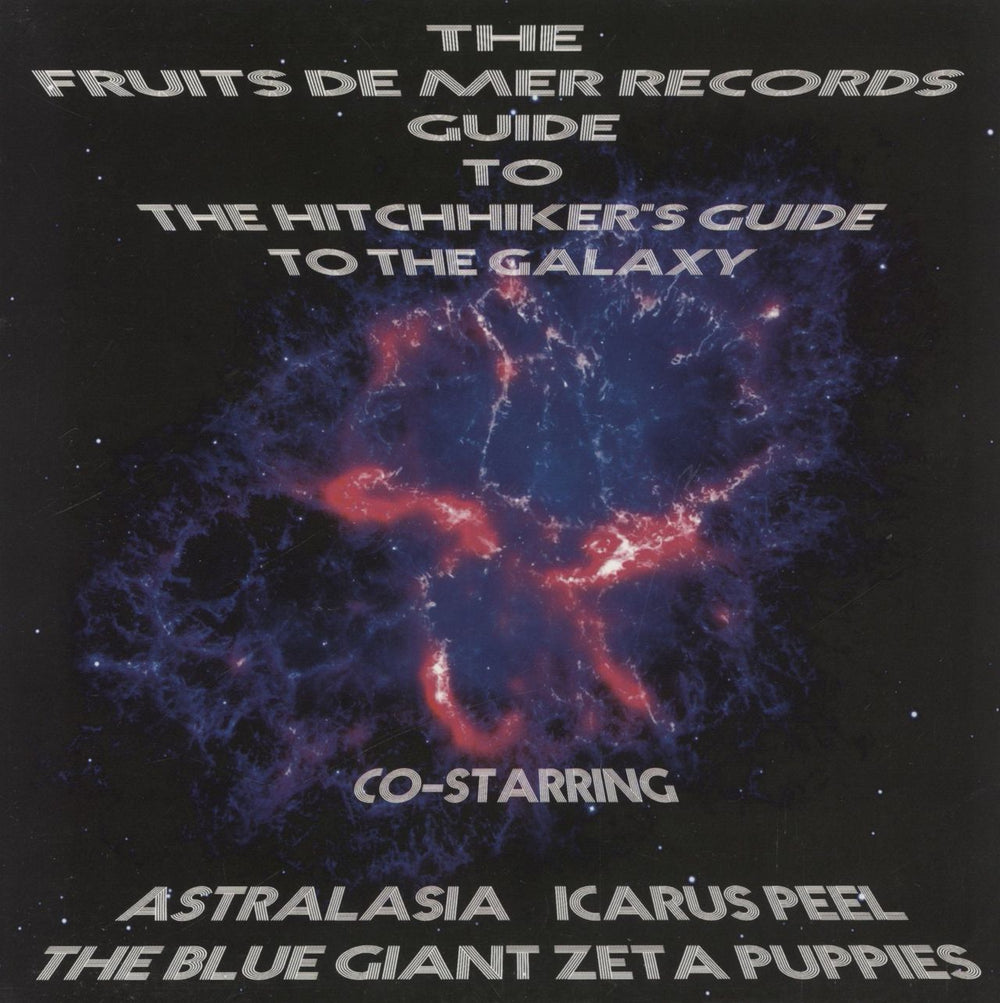 Various-Prog & Psych The Fruits De Mer Records Guide To The Hitchhiker's Guide To The Galaxy UK 7" vinyl single (7 inch record / 45) CRUSTACEAN74