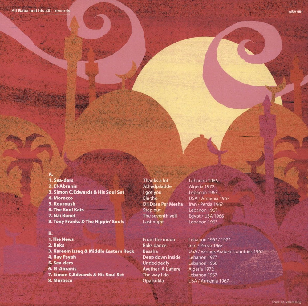 Various-Prog & Psych Waking Up Scheherazade - Yellow Vinyl Dutch vinyl LP album (LP record)
