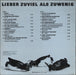 Various-Punk & New Wave Lieber Zuviel Als Zuwenig (ZickZack Sommerhits 81) German vinyl LP album (LP record)