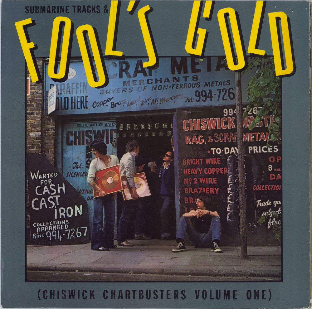 Various-Punk & New Wave Submarine Tracks & Fool's Gold (Chiswick Chartbusters Volume One) UK vinyl LP album (LP record) CH-2