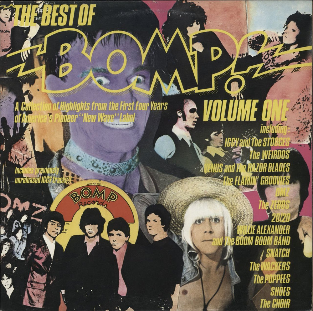 Various-Punk & New Wave The Best Of Bomp - Volume One Canadian vinyl LP album (LP record) BOMB109