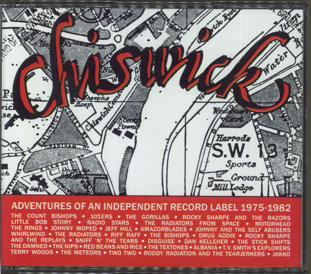 Various-Punk & New Wave The Chiswick Story: Adventures Of An Independent Record Label 1975-1982 UK 2 CD album set (Double CD) CDWIK2100