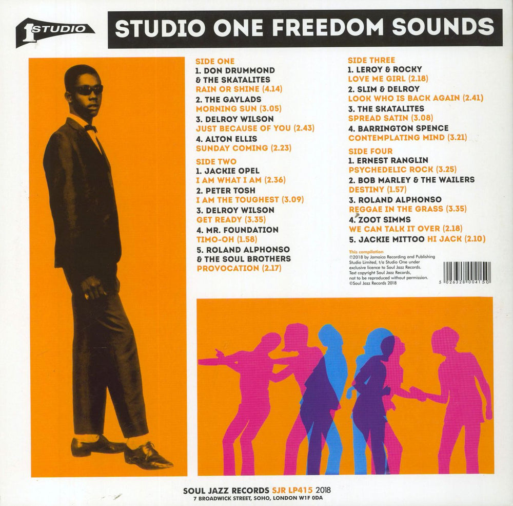 Various-Reggae & Ska Studio One Freedom Sounds [Studio One In The 1960s] UK 2-LP vinyl record set (Double LP Album) 5026328004150