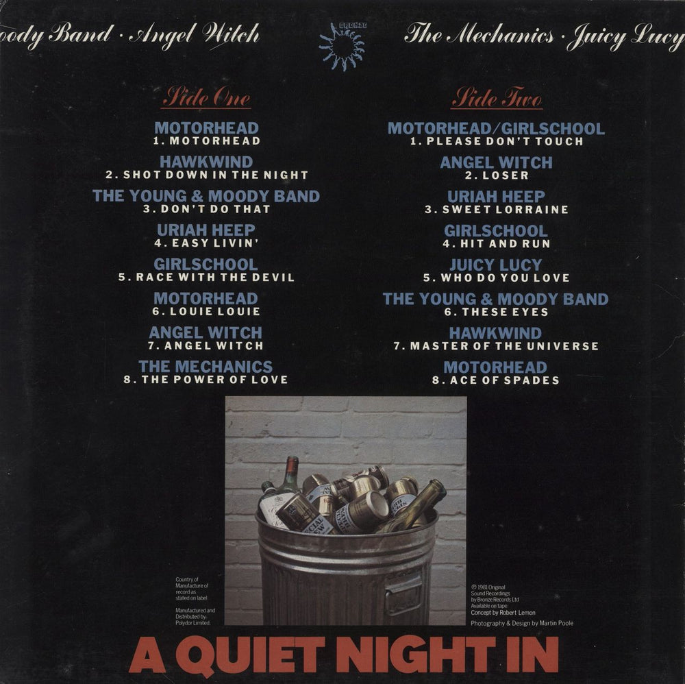 Various-Rock & Metal A Quiet Night In UK vinyl LP album (LP record)