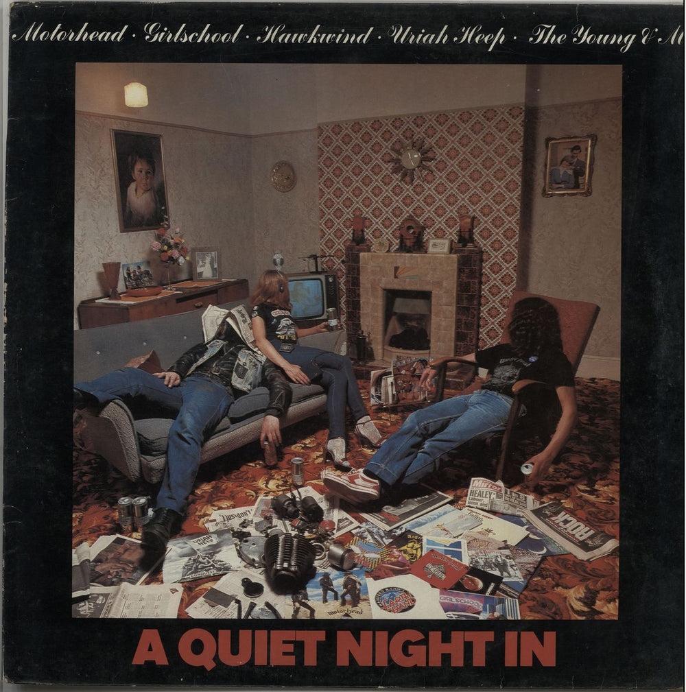 Various-Rock & Metal A Quiet Night In UK vinyl LP album (LP record) BROS537