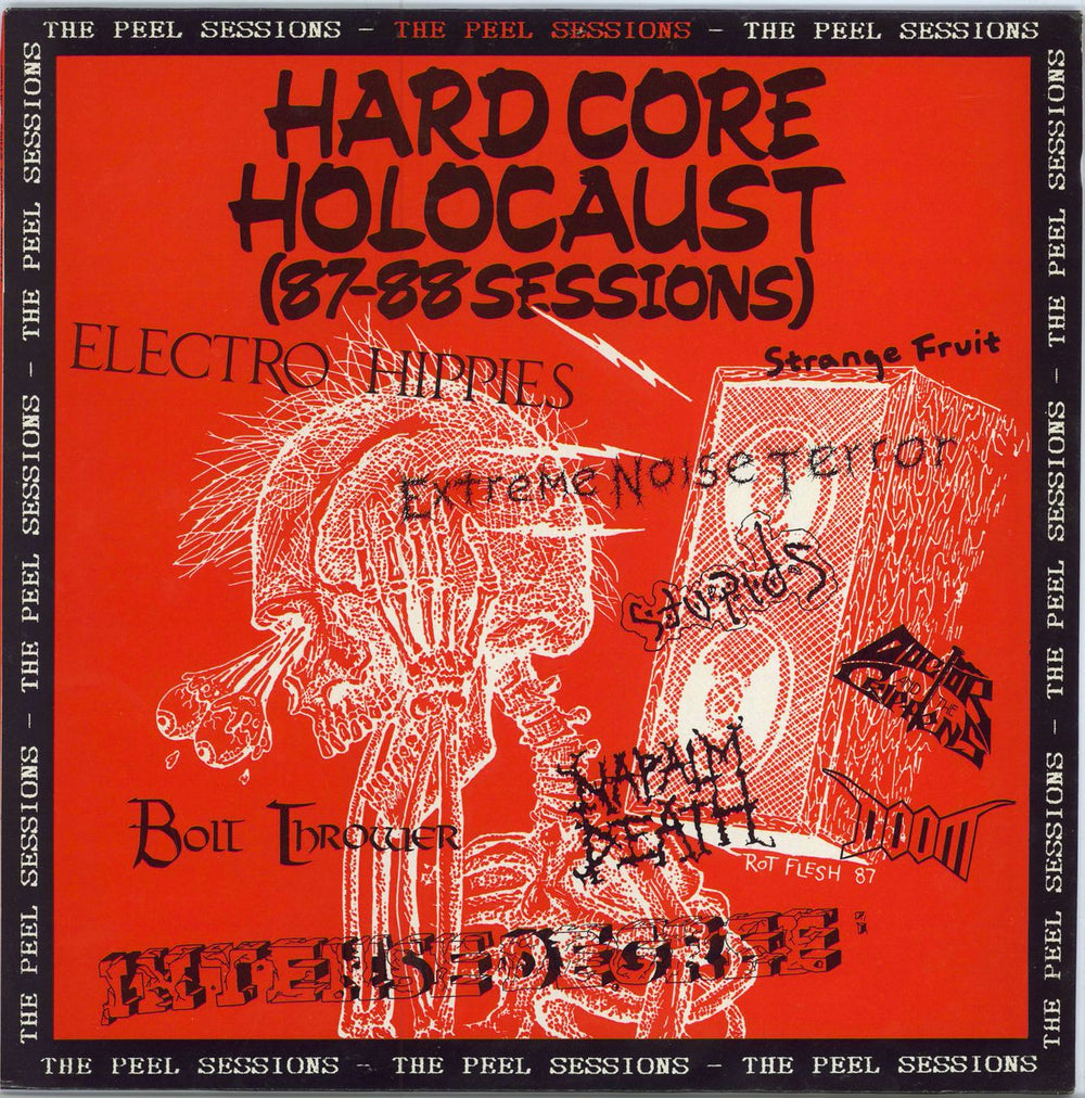 Various-Rock & Metal Hardcore Holocaust 87-88 Sessions - The Peel Sessions UK vinyl LP album (LP record) SFRLP101