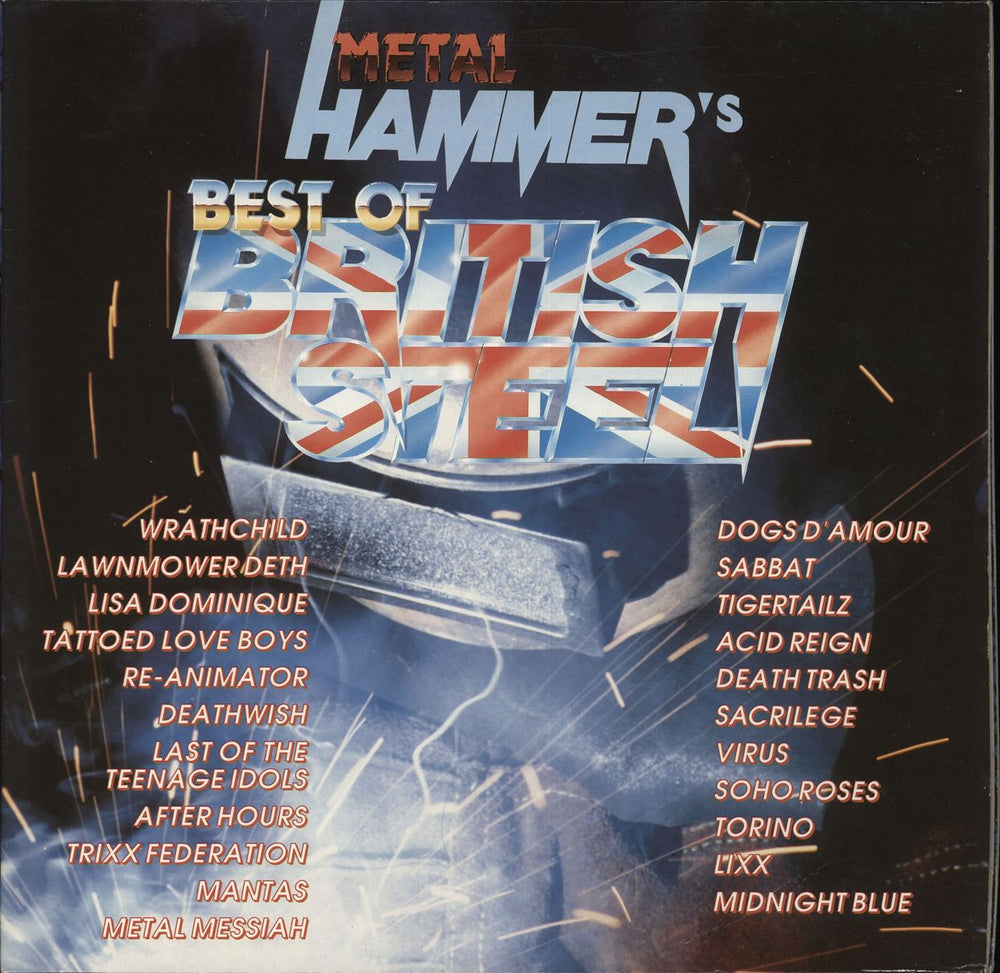 Various-Rock & Metal Metal Hammer's Best Of British Steel UK 2-LP vinyl record set (Double LP Album) WKFMLP128