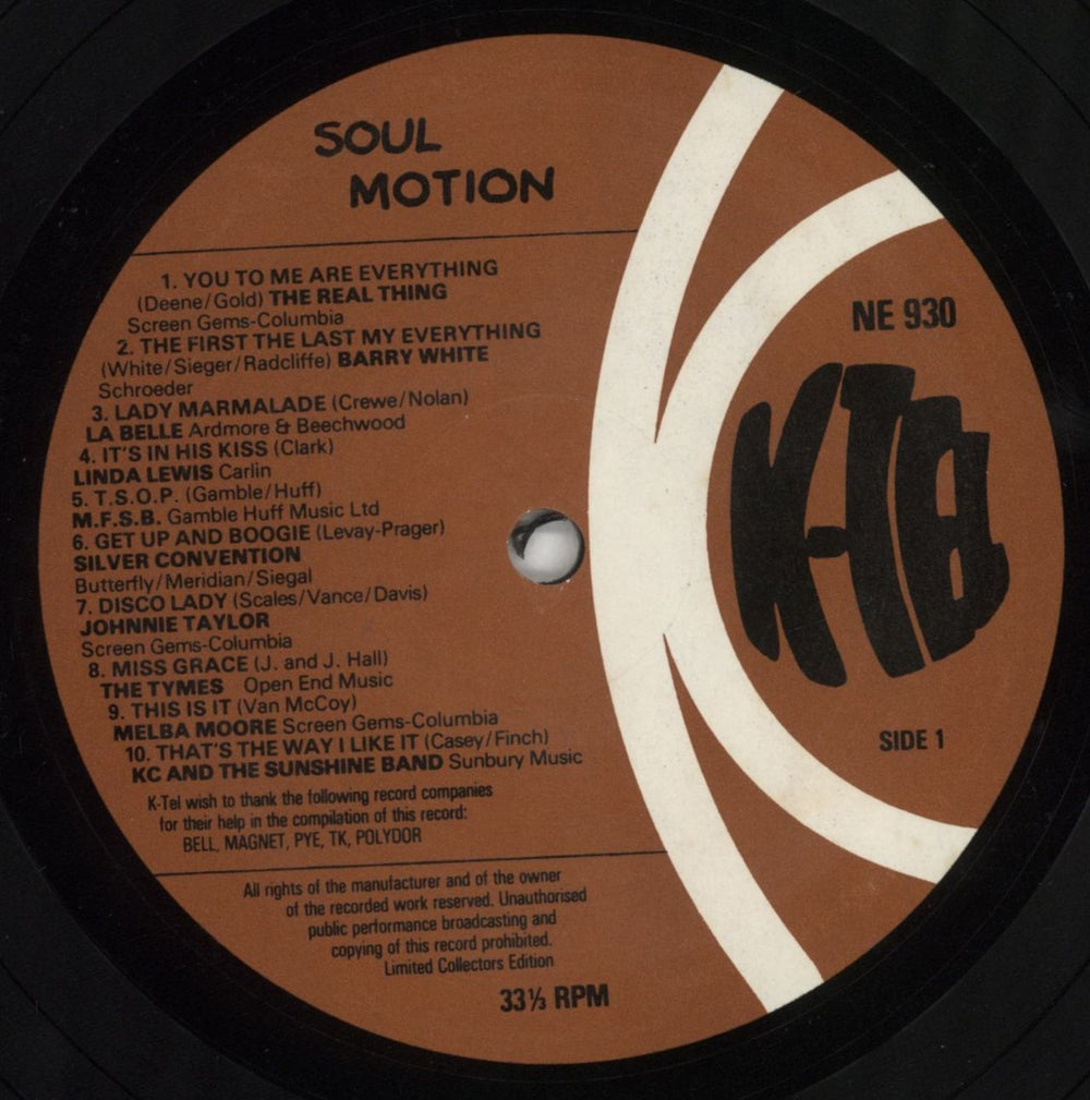 Various-Soul & Funk Soul Motion UK vinyl LP album (LP record) SJFLPSO557554