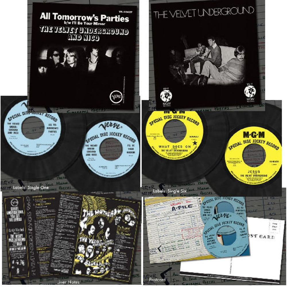 Velvet Underground Singles 1966-69 - Sealed US 7" single box set VUN7XSI485566