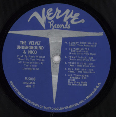 Velvet Underground The Velvet Underground & Nico - 1st - VG/EX US vinyl LP album (LP record) VUNLPTH835391