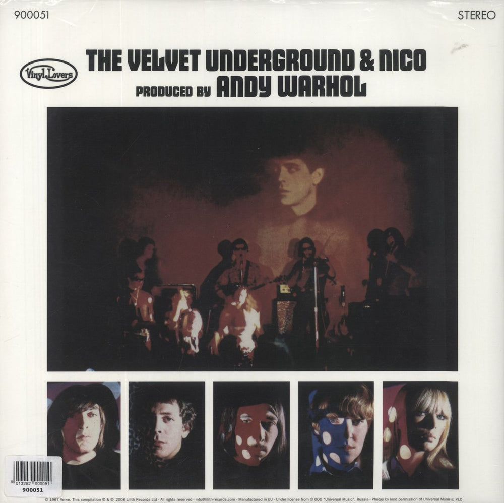 Velvet Underground The Velvet Underground And Nico - sealed Russian vinyl LP album (LP record) 8013252900051