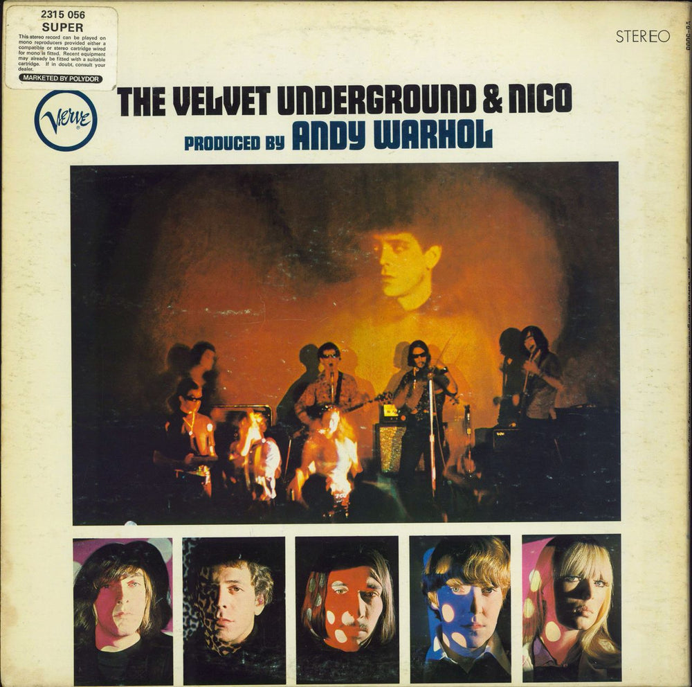 Velvet Underground The Velvet Underground & Nico - unpeeled US sleeve UK vinyl LP album (LP record)