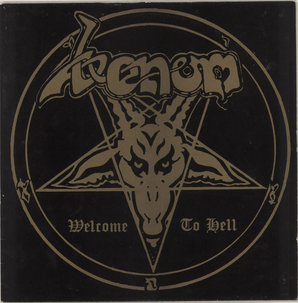 Venom Welcome To Hell - EX UK vinyl LP album (LP record) NEAT1002LP