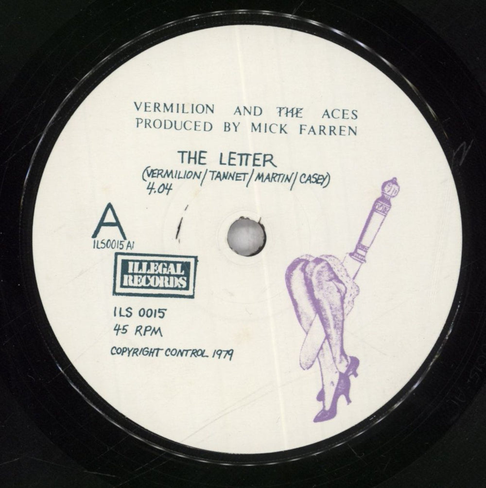 Vermllion The Letter - P/s UK 7" vinyl single (7 inch record / 45) VER07TH843517