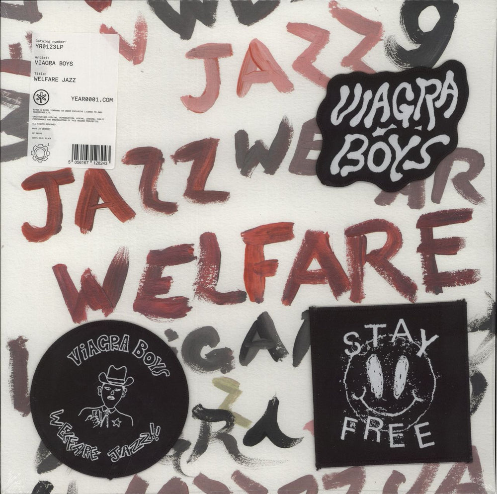 Viagra Boys Welfare Jazz - Sealed + Patches UK vinyl LP album (LP record) YR0123