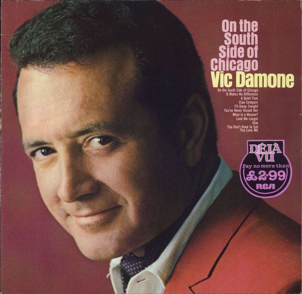 Vic Damone On The South Side Of Chicago German vinyl LP album (LP record) NL89263