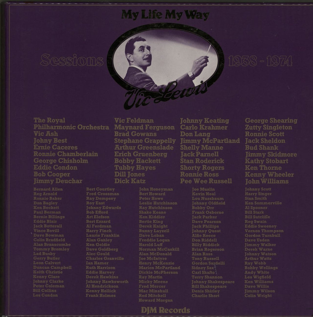 Vic Lewis My Life My Way - Sessions 1938-1974 - Acetate Set UK Vinyl Box Set SPECB103