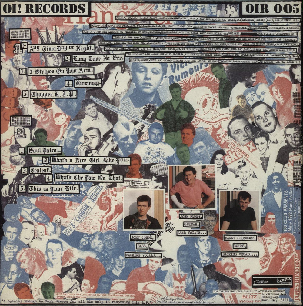 Vicious Rumours [UK] Anytime, Day Or Night! UK vinyl LP album (LP record)