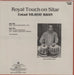 Vilayat Khan Royal Touch On Sitar Indian vinyl LP album (LP record)