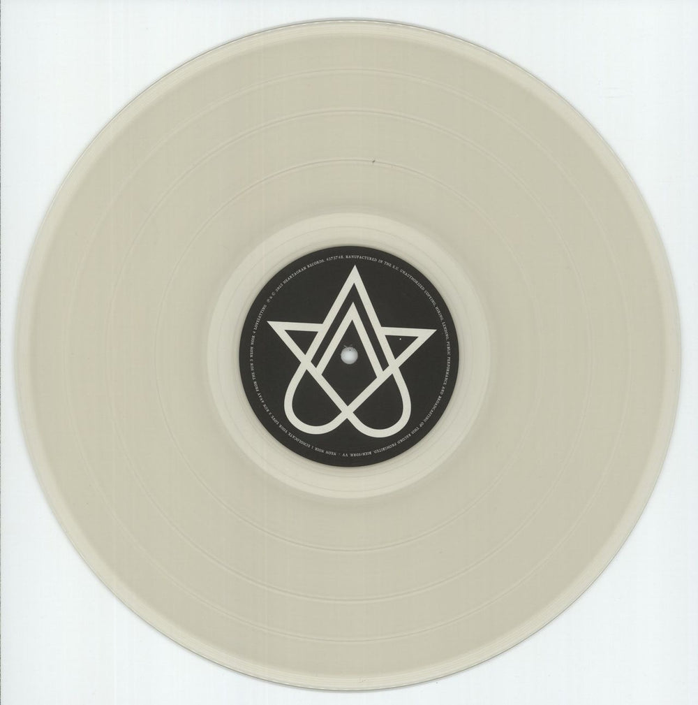 Ville Valo Neon Noir - Clear Vinyl UK 2-LP vinyl record set (Double LP Album) VAE2LNE863809