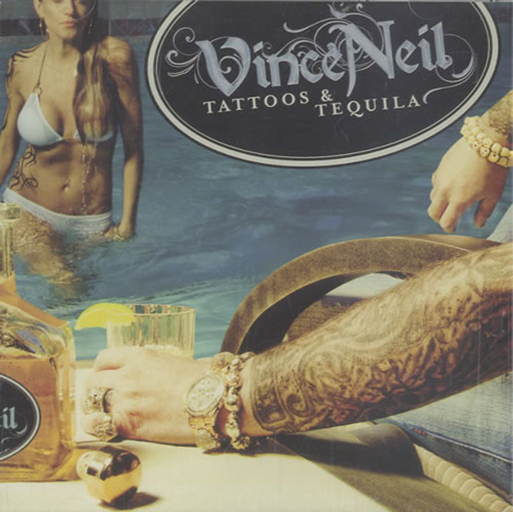 Vince Neil Tattoos And Tequila US Promo CD album (CDLP) MUD5884