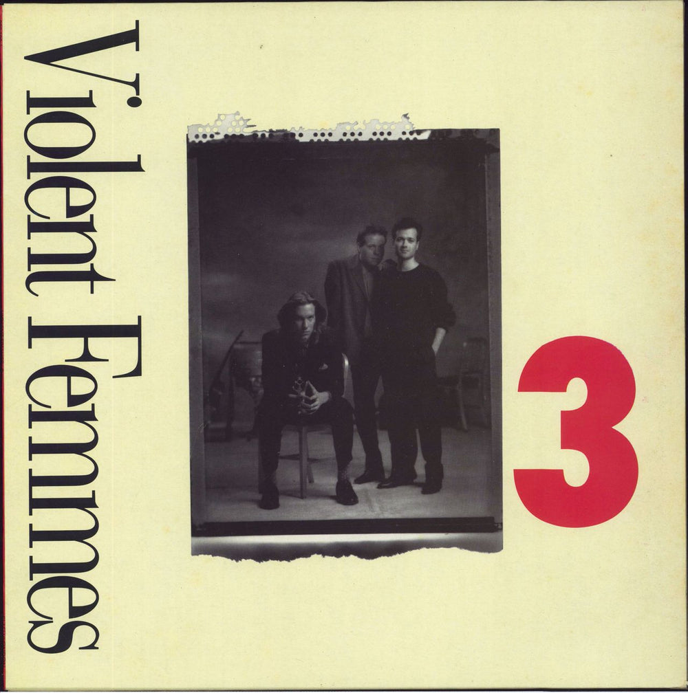 Violent Femmes 3 (Three) UK vinyl LP album (LP record) 828130-1