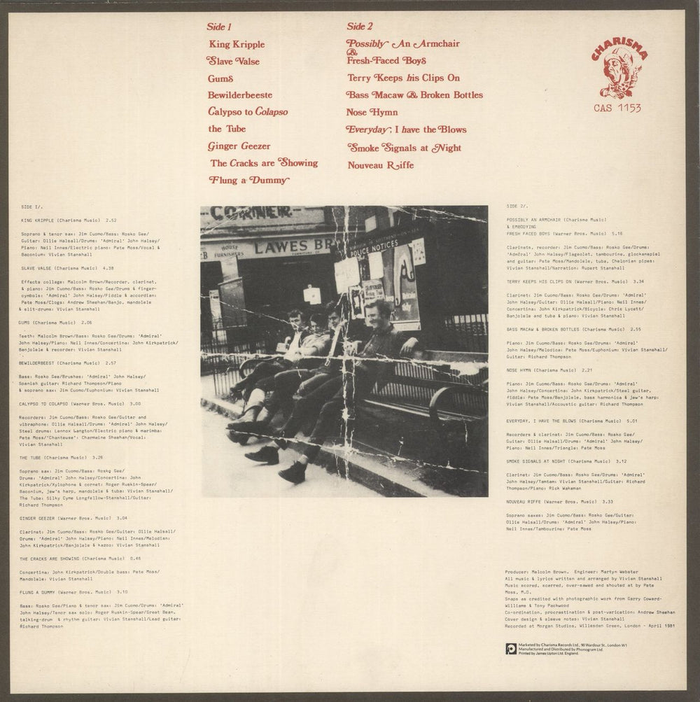 Vivian Stanshall Teddy Boys Don't Knit UK vinyl LP album (LP record)