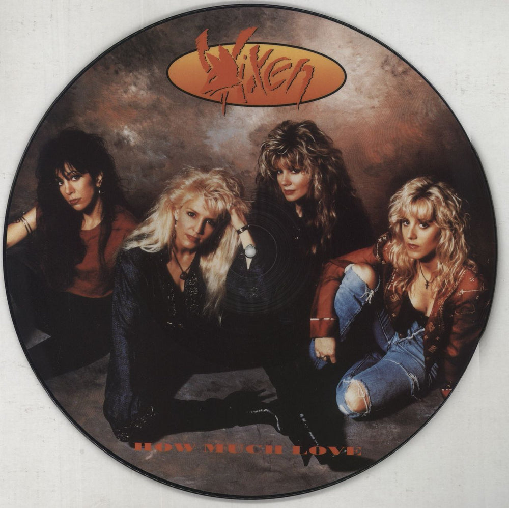 Vixen How Much Love UK 12" vinyl picture disc (12 inch picture record) VIX2PHO01235