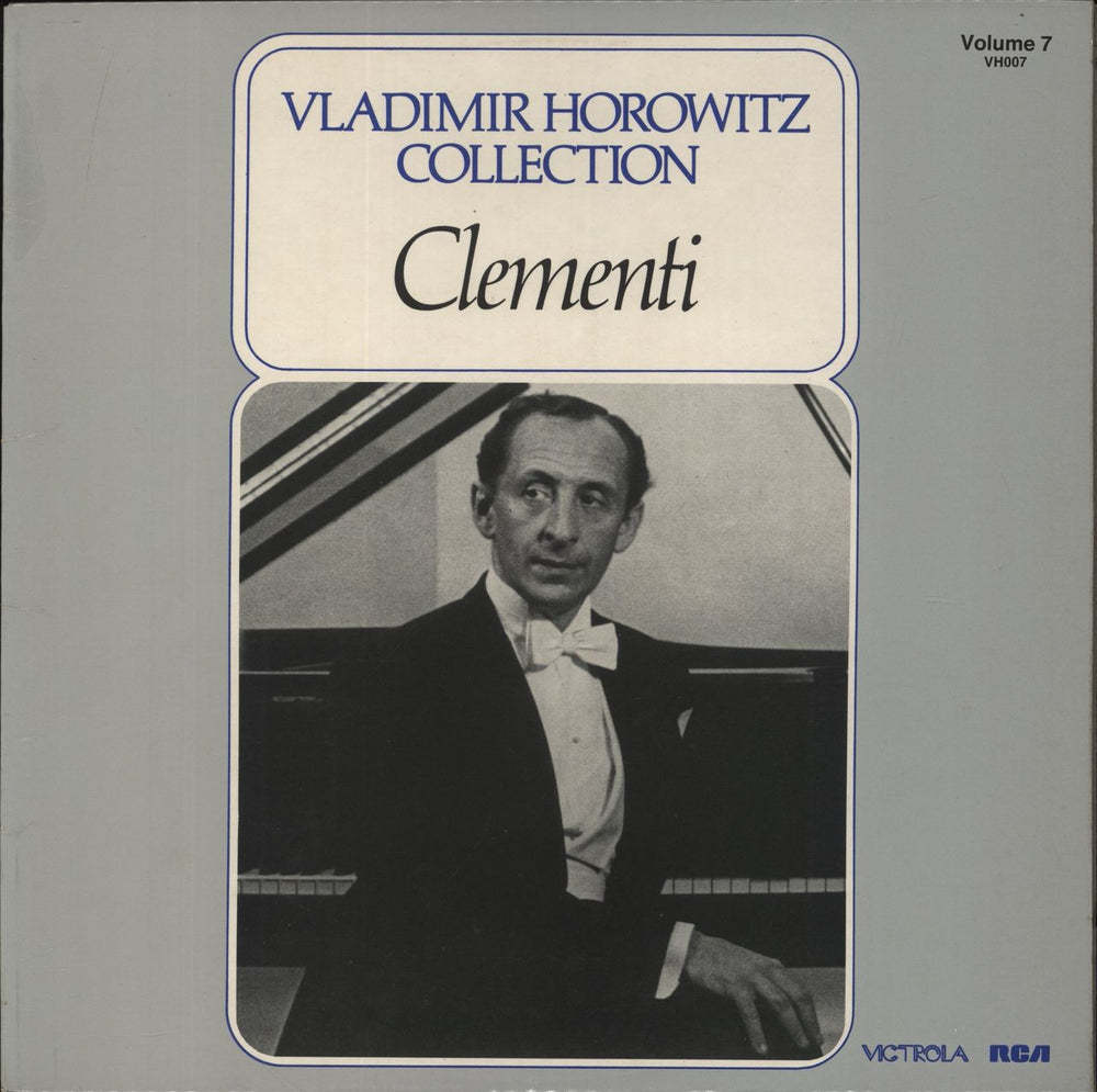 Vladimir Horowitz Clementi UK vinyl LP album (LP record) VH007