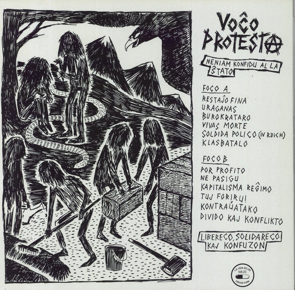 Voco Protesta Neniam Konfidu Al La Stato UK vinyl LP album (LP record)