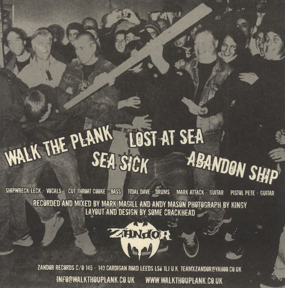 Walk The Plank Walk The Plank UK 7" vinyl single (7 inch record / 45)